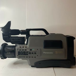 Panasonic Ag - 455p S - Vhs Movie Camescope A - Vhs With Case,  Charger