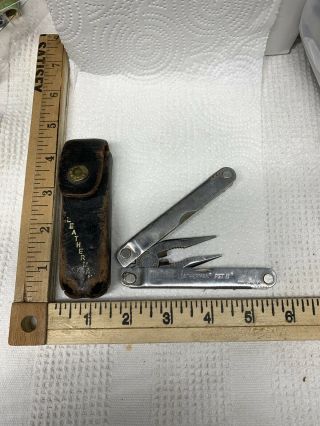 Vintage Leatherman Pst Ii Multi Tool Knife With Sheath
