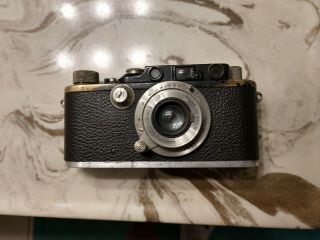 Vintage Ernst Leitz Leica I No.  1373 1:35 F=50mm Camera