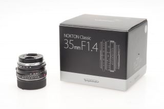 Voigtlander Nokton Classic 35mm F1.  4 Ii Lens 35/1.  4 (leica M Mount) 424
