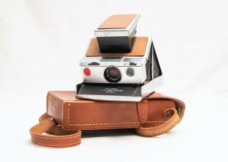 Polaroid Sx - 70 Land Camera Alpha 1 With Leather Case