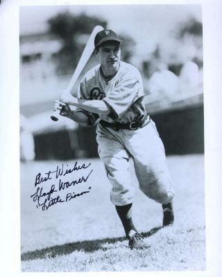 Lloyd Waner Psa/dna Signed Certified 8x10 Photo Authentic Autograph