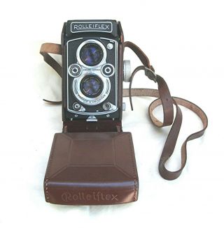 Rolleiflex Mx - Evs Tlr 1:3.  5/75mm Camera With Case