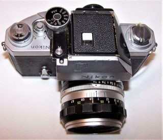 Nikon F Photomic TN camera with extra lenses and parts 35mm 2
