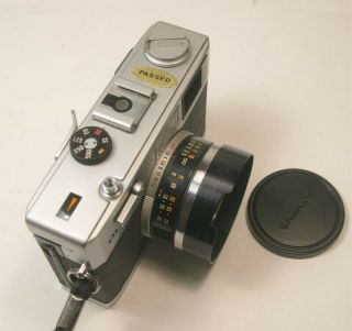 Olympus 35 Rc Compact Rangefinder Film Camera 42mm F2.  8 Lens W 1a Filter & Hood