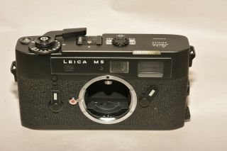 Leica M5 Black 3 Lug Camera Body Very And Well