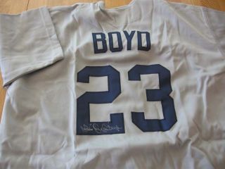 Boston Red Sox Dennis Oil Can Boyd Signed Jersey W/coa