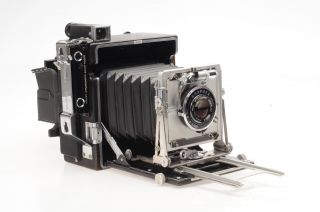 Graflex Speed Graphic 4x5 Camera W/135mm F4.  7 Optar Lens  659