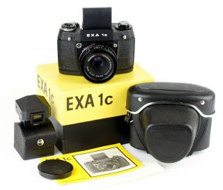 Certo Pentacon Camera Exa Ic 1 C,  M42 Lens Carl Zeiss Tessar 2.  8/50 Boxed