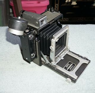 Graflex 2x3 Century Graphic Medium Format Film Camera With Lens Board