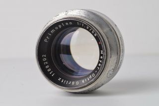 Meyer Optik Görtlitz Primoplan 58mm F/1.  9 M42 Screw Mount Lens