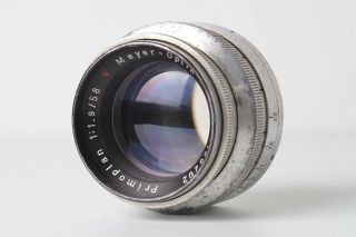 Meyer Optik Görtlitz Primoplan 58mm f/1.  9 M42 screw mount lens 2