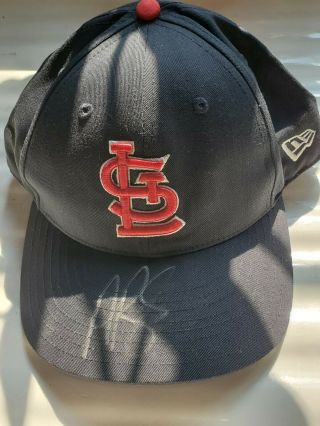 Albert Pujols St.  Louis Cardinals Signed Hat Global Authenticated