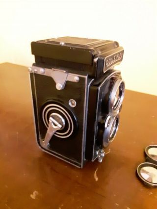 Rolleiflex 2.  8A TLR w Schneider Xenar f3.  5 75mm Lens 2
