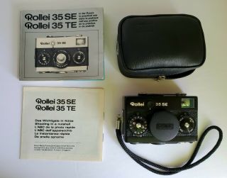 Rollei 35 SE Black - Sonnar 40mm f2.  8 35mm Camera - Singapore 2