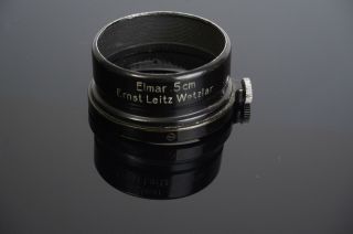Leica Leitz Fison / 12510 Lens Hood For 5cm Elmar Lens,  Black