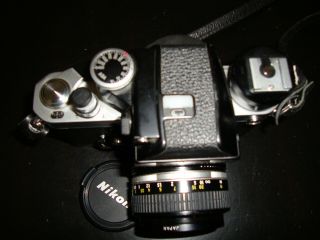 Nikon F2 Photomic 35mm SLR vintage film camera w/ Nikkor 50mm f1.  4 lens, 3