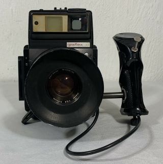 Graflex Xl Camera With Planar 1:2,  8 Carl Zeiss Lens & Handle Grip - Great