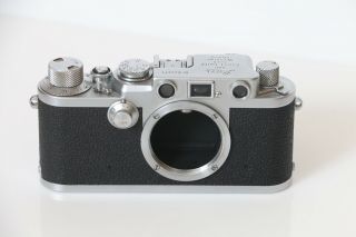 Leica Iiif 3f Rangefinder Ltm39 Camera Body Serial 644471