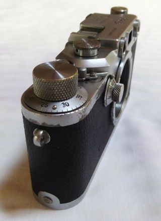 Leica Leitz 3C,  IIIC Camera S/N 474681 from Wetzlar 1949 Cover CLA.  d 2