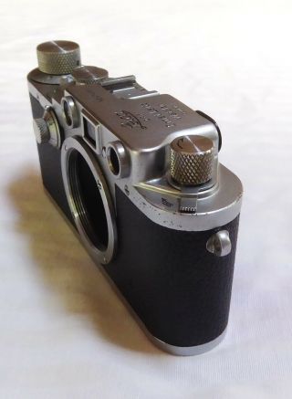 Leica Leitz 3C,  IIIC Camera S/N 474681 from Wetzlar 1949 Cover CLA.  d 3
