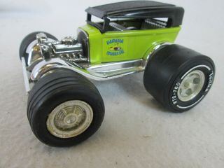 Vintage 1970 ' s Tonka green & black Banana Wheeler hot rod car no.  788 3