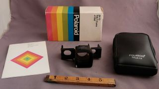 Polaroid Sx - 70 Tele Lens 1.  5 Attachment 119a,  With Case & Instructions