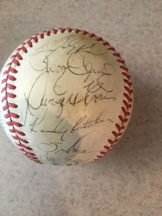 1988 Boston Red Sox Team Signed Baseball Clemens Boggs Rice Beckett Authentics 2