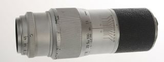 LEICA Leitz HEKTOR 135mm 13.  5cm f4 135/4 Lens LTM M39 w/Caps,  Case 1950 Wetzlar 2
