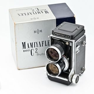 Mamiyaflex C2 With 135mm F/4.  5 Sekor Lens.  Waist Level Finder.  -