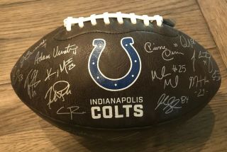 Indianapolis Colts Football Signed By Team