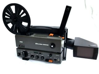 Vtg Bell Howell 8 Movie Film Sound Projector Telecine 21 Dcm Side Viewer