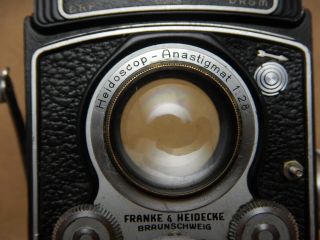 Vintage Rolleiflex Automat Type 2 II S/N 662424 with CZJ 75mm f/3.  5 Tessar Lens 3