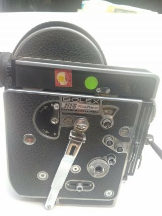 Bolex H16 Reflex 16mm Movie Camera With 4 Kern Lenses And Two Others