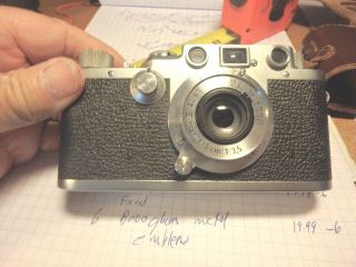 Ppp - Vintage Leica D.  R.  P.  Ernst Leitz Wetzlar Germany 589238 W Elmar F - 5cm Lens
