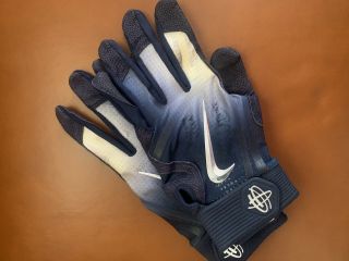 Luke Voit Signed Auto Autograph Game Batting Gloves From 2018 Yankees