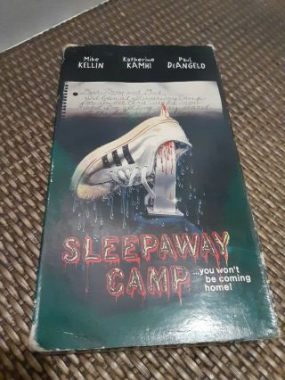Vintage Sleepaway Camp Vhs Rare Halloween Horror Slasher