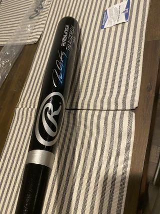 Tim Anderson Signed Engraved Rawlings Full Size Bat Beckett White Sox