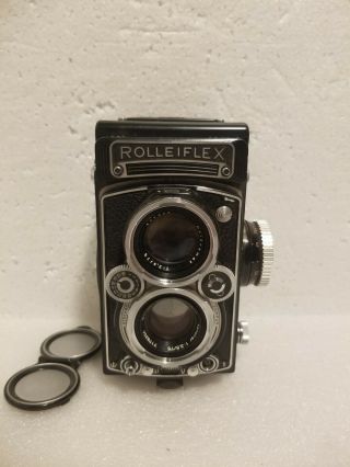 Rolleiflex 3.  5 E2 Camera With Xenotar 75mm 3.  5 Lens