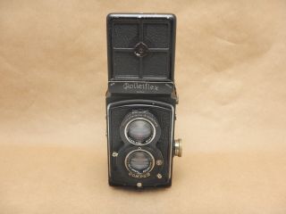Rolleiflex Old Standard Type 3 S/n 425285 Tlr Camera With Zeiss Tessar 75mm F/3.