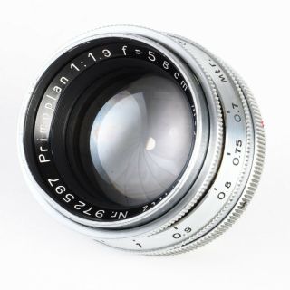 :Meyer Optik Primoplan Prewar 5.  8cm 58mm f1.  9 Heavy Exakta Mount Lens [EX,  ] 2