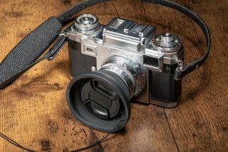 Zeiss Ikon CONTAX Camera w/Carl Zeiss Sonnar 1:2 50mm Lens 3