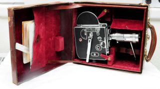 Bolex H 16 Reflex,  16mm Film Camera With 10 - 30mm 2.  8 Pan Cinor Lens