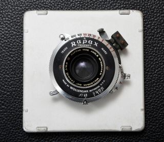 Raptar 90mm Wide Angle Lens 4x5 Graflex Speed Crown Graphic Exc