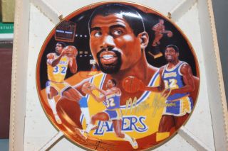 1987 Gartlan - Magic Johnson Plate (rare La Lakers 10 1/4 ")
