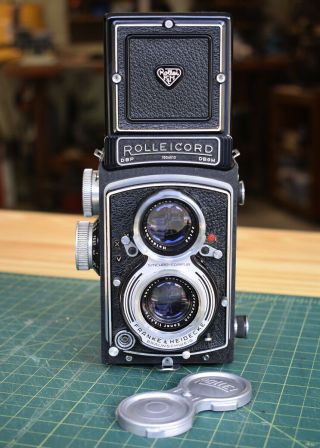 Rolleicord V Model K3C W/Case,  Lens Cap 1504510 3