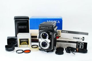 【 N In Box】 Yashica - D Yashikor 80mm F/3.  5 Tlr Film Camera From Japan 1292