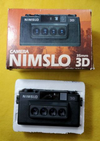 Nimslo 3d 35mm Quadra Lens 30mm Camera -