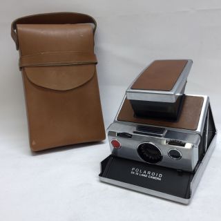 Vintage Polaroid Land Camera Sx - 70 With Case