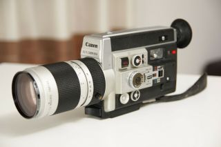 CANON 1014 AUTO ZOOM ELECTRONIC 8mm Film Camera,  GREAT 2